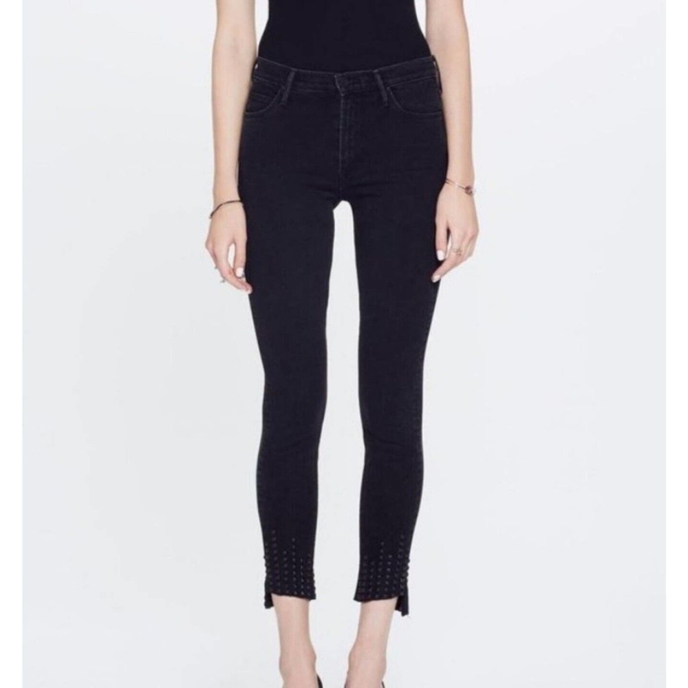 Mother The Stunner Zip Ankle Step Fray In Wrong Side Of The Track Size 26